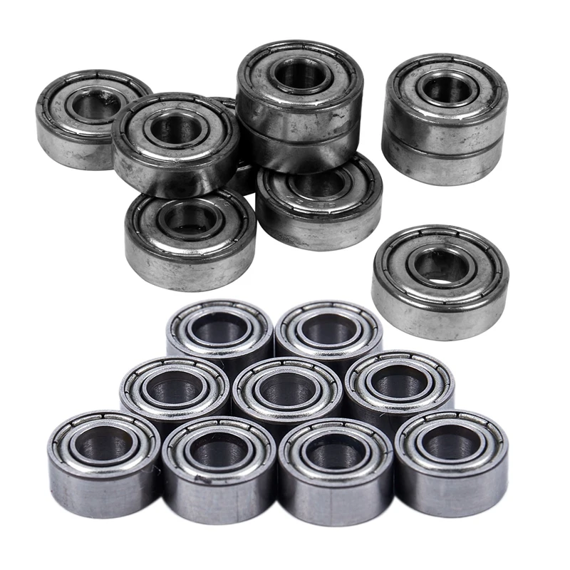 

HOT-10Pcs 684ZZ Bearing 4X9X4 Mm ABEC-5 Miniature 684 Z ZZ Ball Bearings 684-2Z & 10Pcs Miniature Rubber Sealed Metal Shielded M