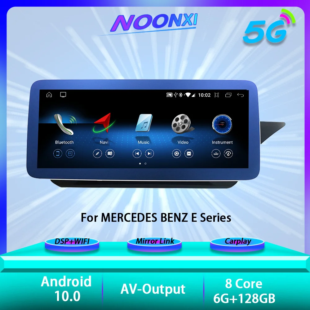 Android 6 + 128G для Mercedes-Benz E-Series IPS экран стерео навигация Carplay WIFI GPS Bluetooth автомобильное