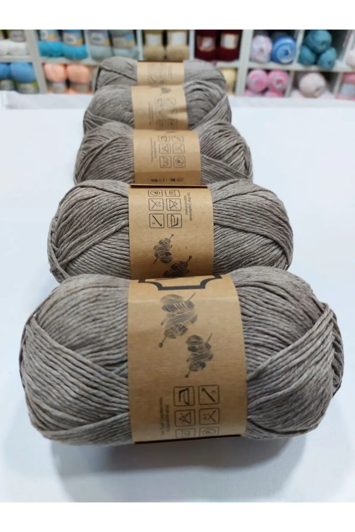 

(1 pcs) feathers of Cotton yarn 90 gr100 gr 200 Mt Amigurumi baby products rope. Knitting rope hobby supplies &