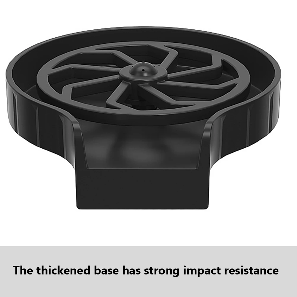 

Очиститель стаканов высокого давления, многофункциональные портативные прочные многоугольные инструменты для мойки стаканов, чёрный цвет