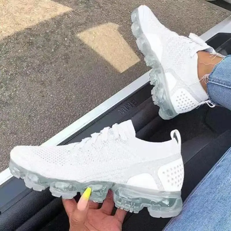 

2022 Women Mesh Breathable Sport Sneakers Ladies Casual Light Outdoor Shoes Female Platform Running Walking Shoes Tenis Feminino
