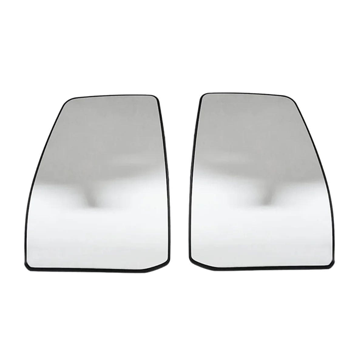 Стекло бокового зеркала на крыле автомобиля с подогревом и опорной пластиной для