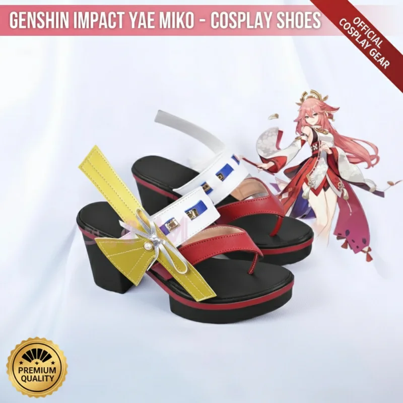 ☆ Обувь для косплея SunlCos Genshin Impact Yae Miko, костюм для аниме-игр на Хэллоуин для мужчин и женщин, унисекс ☆ (art.: 3920daf92f2db) - 3920daf92f2db