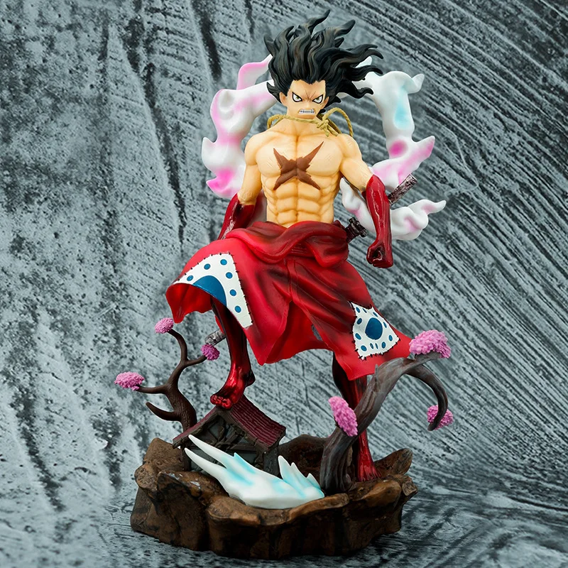 

One Piece Action Figure Kimono Gear 4 Luffy Snake Man PVC Figurine Statue Collection Decoration Model Doll Toys Gifts for Kids