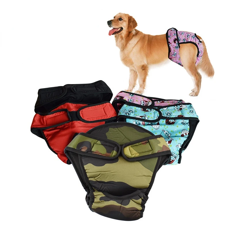 

Large Dog Diaper Sanitary Washable Female Dog Underwear Physiological Pants Pets Dogs Supplies forudesigns dog underwear