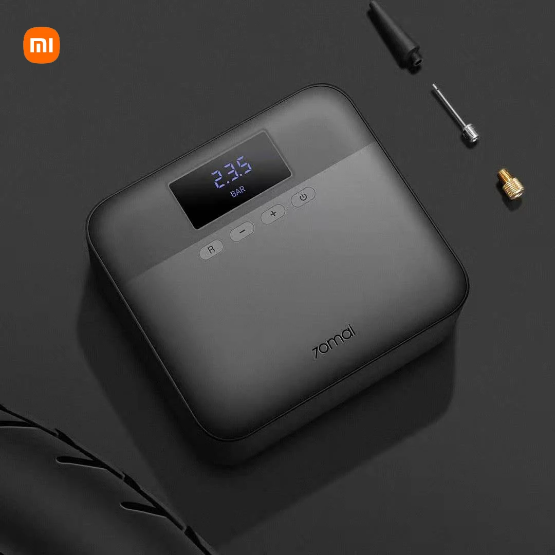  Xiaomi 70mai Car Air Compressor Lite 70mai Protable Electric Car Air Pump Mini compressor Tire Inflator Auto Tyre Pumb 12V Data 