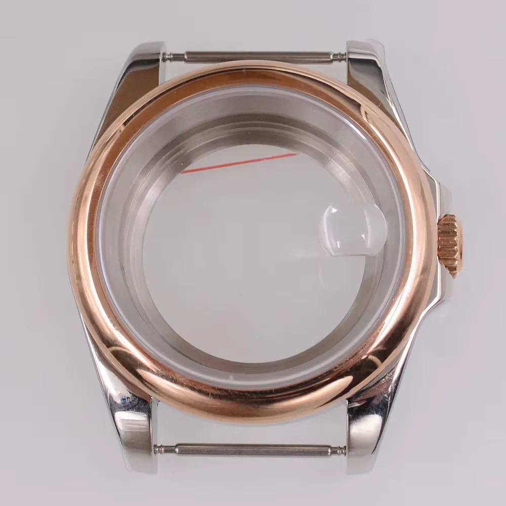 Корпус для часов из сапфирового стекла 40 мм подходит NH34 NH35 NH36 PT5000 ETA2824 2836 Miyota 8215 8205