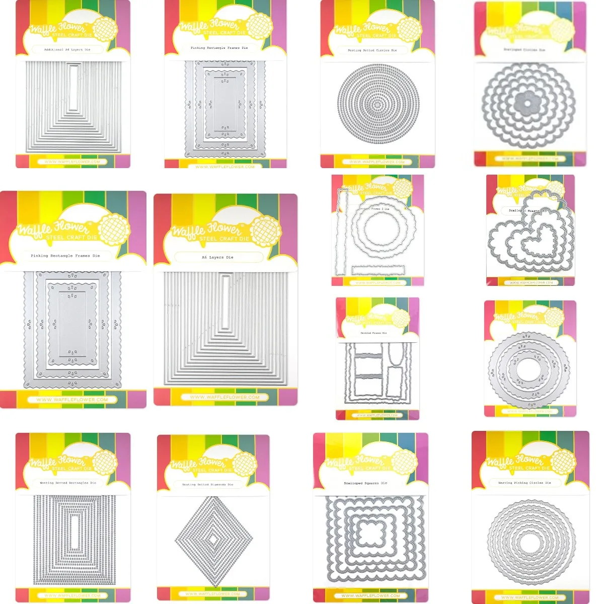 

Circle Heart Square 2023 New Metal Cutting Dies Craft Embossing Make Paper Greeting Card Making Template DIY Handmade