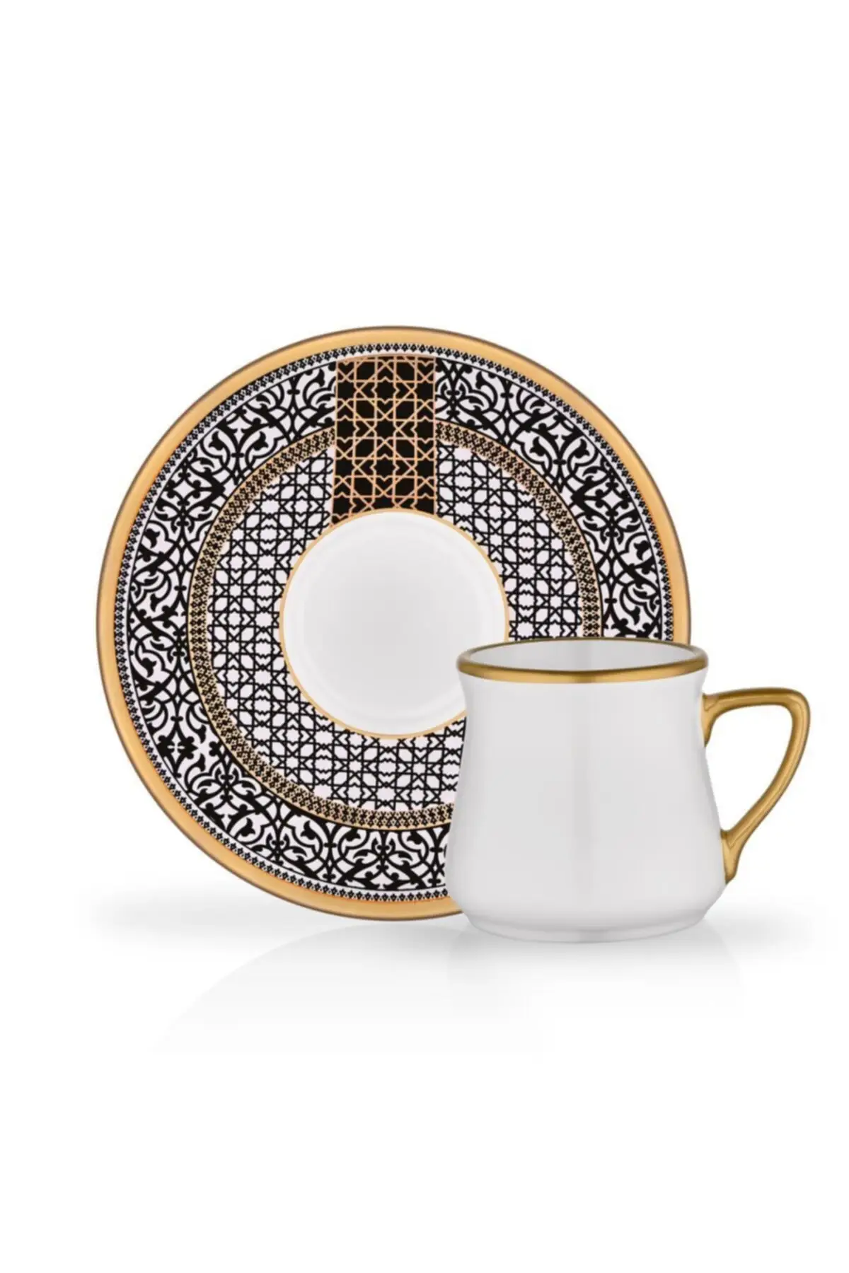 

Amazing Turkish Greek Arabic Coffee & Espresso Cup Set Parla Porcelain Turkish Coffee Set 6 Psc.