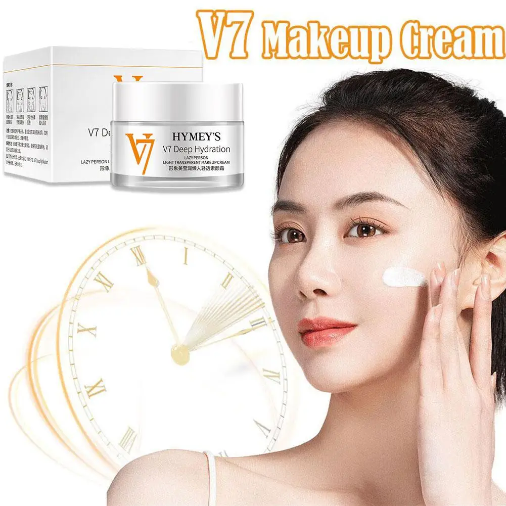 

V7 тонизирующее искусственное Отбеливающее средство, дневной крем для ухода за кожей лица, против старения, 50 г, против морщин M5V7