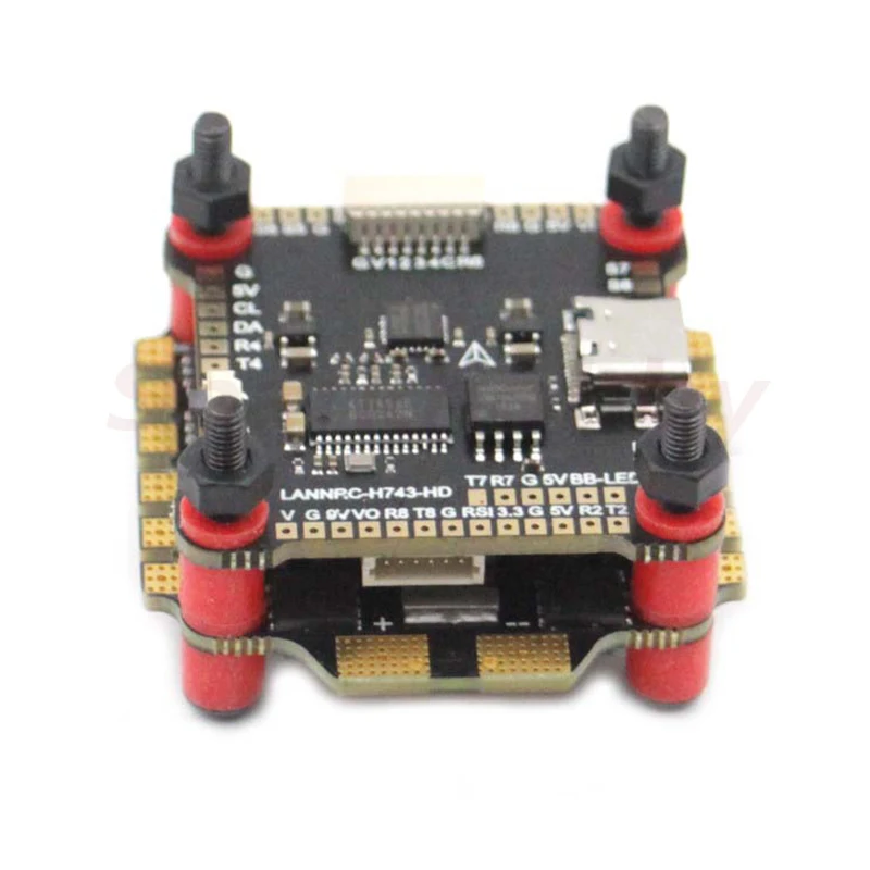 Контроллер полета LANRC для РУ дронов 60 А 4 в 1 ESC Stack шаг 30 5 отверстий прямое