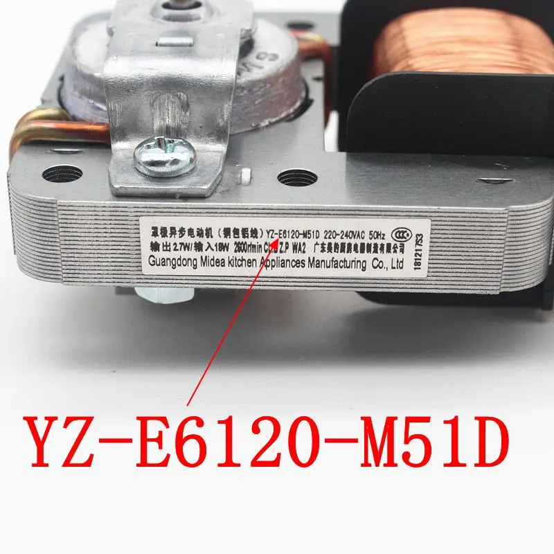 Охлаждающий вентилятор для микроволновой печи MDT-10CEF YZ-E6120-M51D 220-240 в
