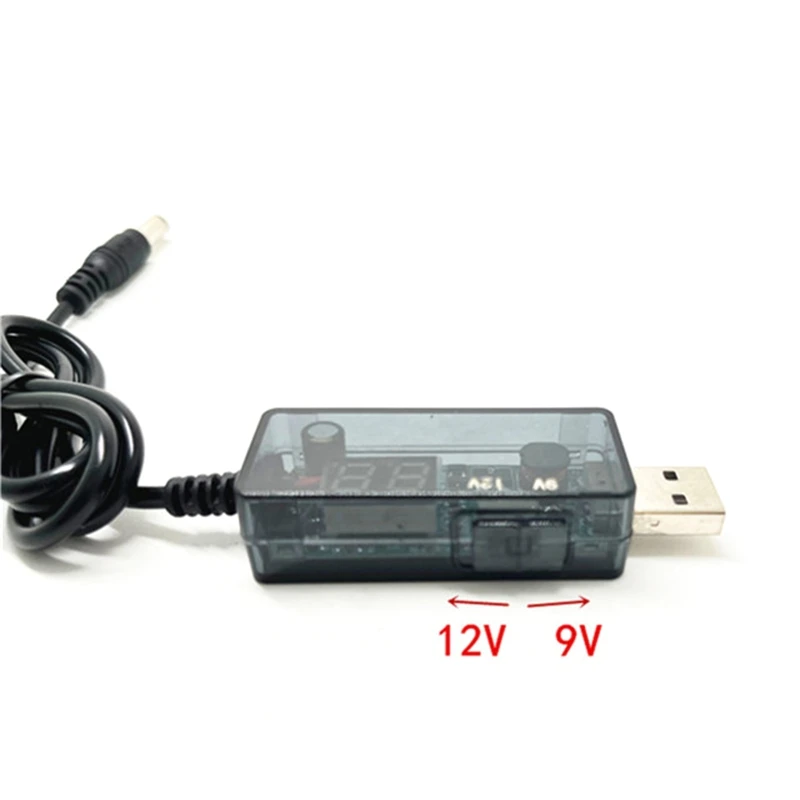 Фото Кабель питания с USB на 5 в постоянного тока, 12 В, 9 В, адаптер с USB на разъем постоянного тока, провод Usb, ускоритель питания для маршрутизатора 2,1x5,5 мм, 8 адаптеров постоянного тока 87HC №2