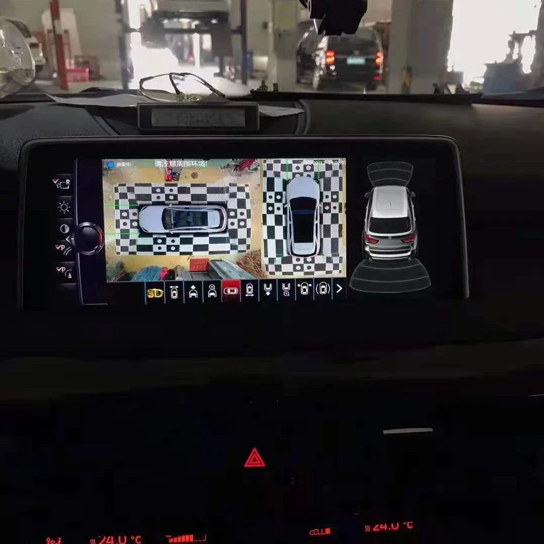 Панорамная система таксиста Gerllish Super 3D surround 360 градусов с 4 камерами ночного