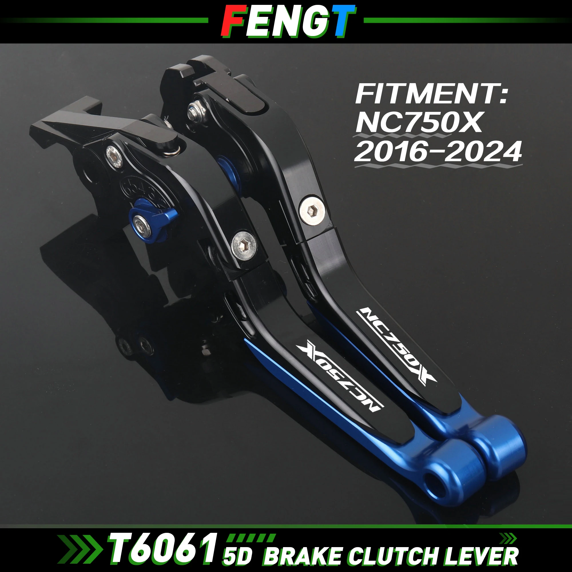 

Для Honda NC750X NC 750X2016-2024 аксессуары для двигателя рычаг тормоза рычаг сцепления Набор регулируемых складных рычагов защиты ручки