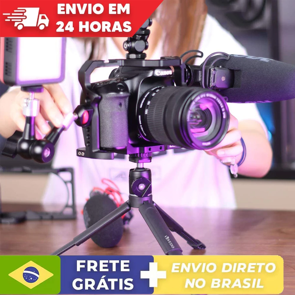 

2 In 1 Selfie Stick and Tripod Support For Dslr VD-7 Vedo Camera