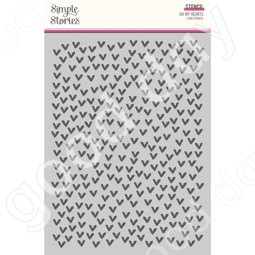

2023 New Heart Eyes Oh My Layered Production Stencil Scrapbook Diary Decoration Embossing Template Diy Greeting Card Handmade