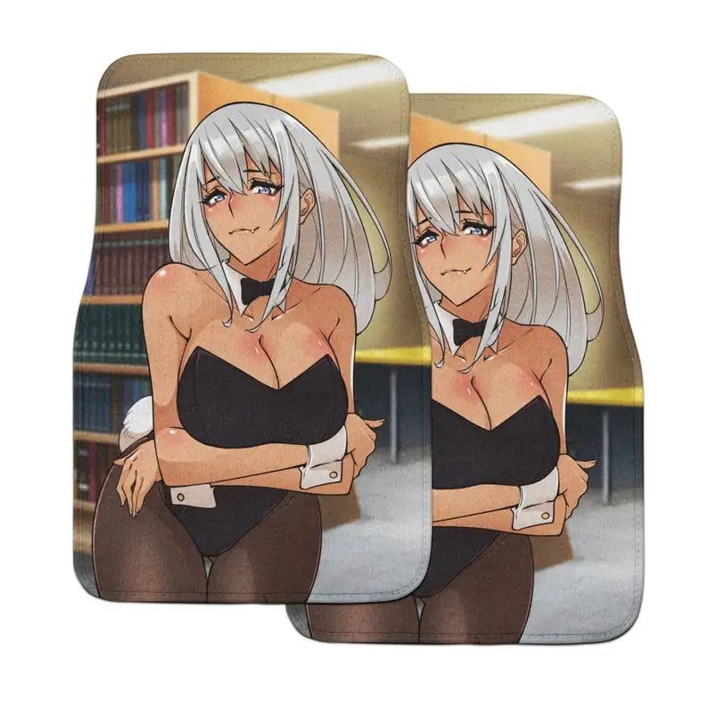 

Anime Inspired Car Mats - Girlfriend Car Foot Mat Rubber Material Non-slip Waterproof 4PCs Pack Car Carpet