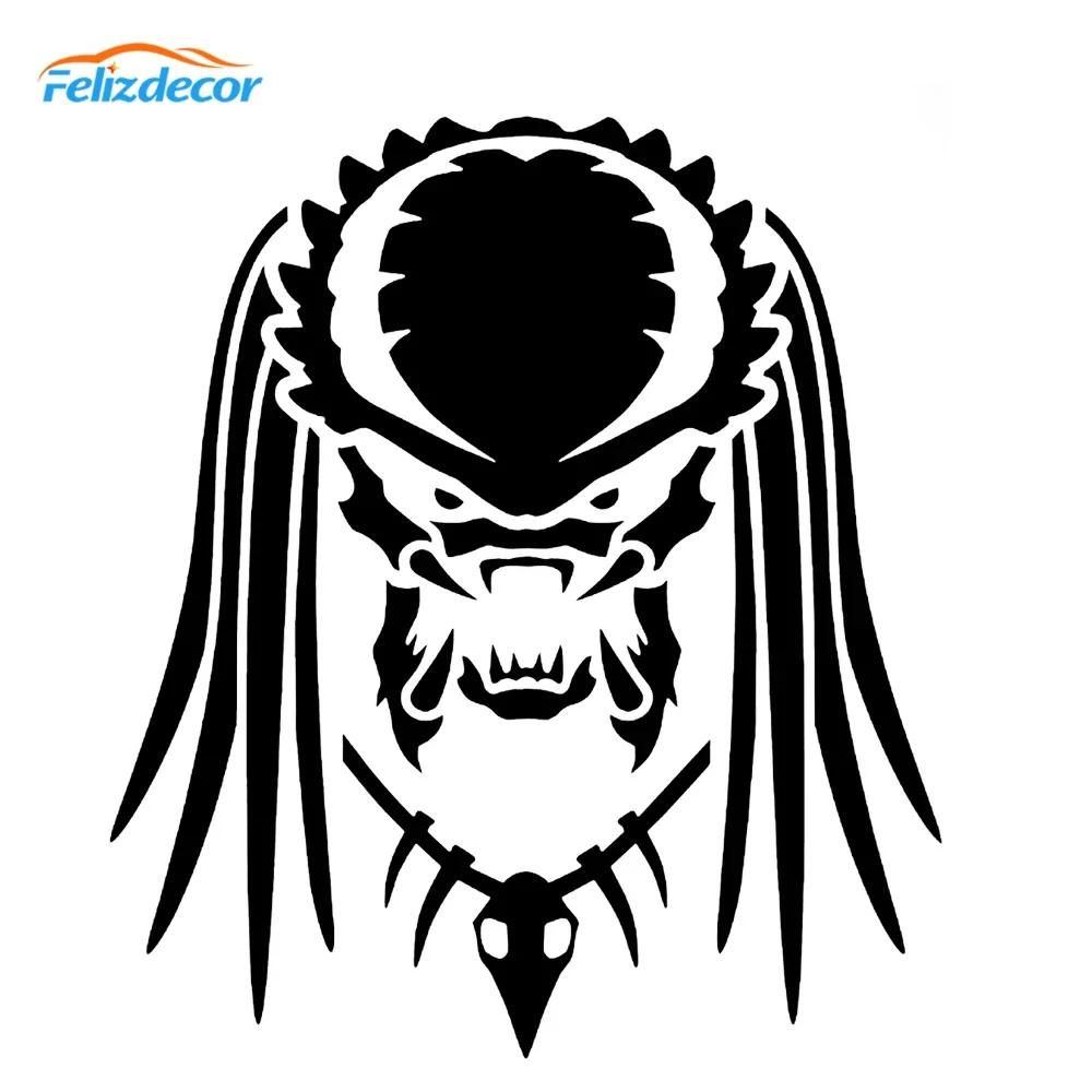 

Автомобильная наклейка-хищник, Солнцезащитная наклейка для ноутбука, аксессуары для автомобиля, украшение из ПВХ, 14 см * 12 см