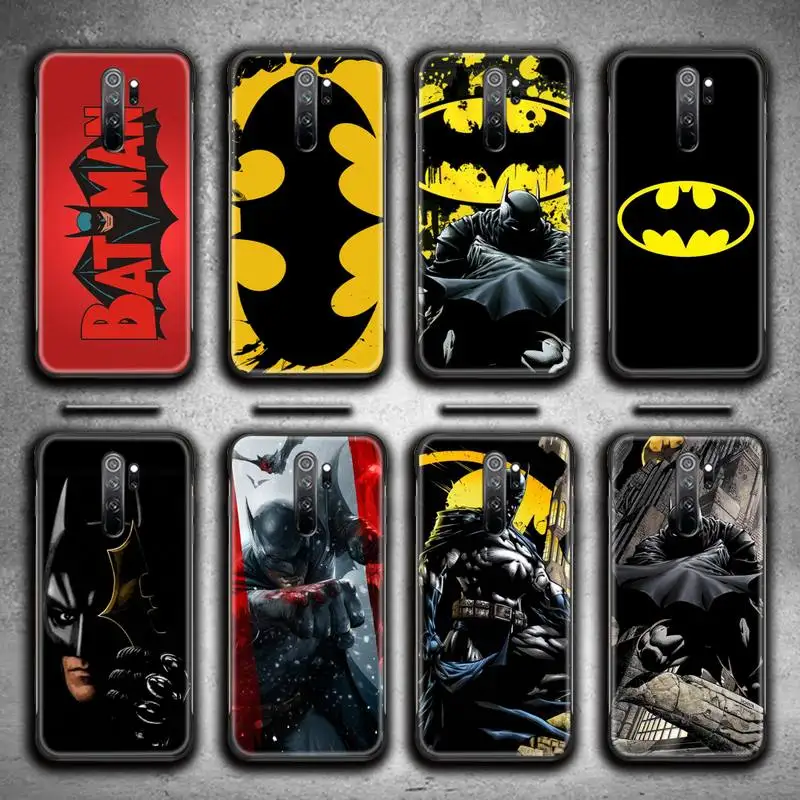 

Bandai DC Superhero Batman Phone Case for Redmi 9A 9 8A Note 11 10 9 8 8T Pro Max K20 K30 K40 Pro