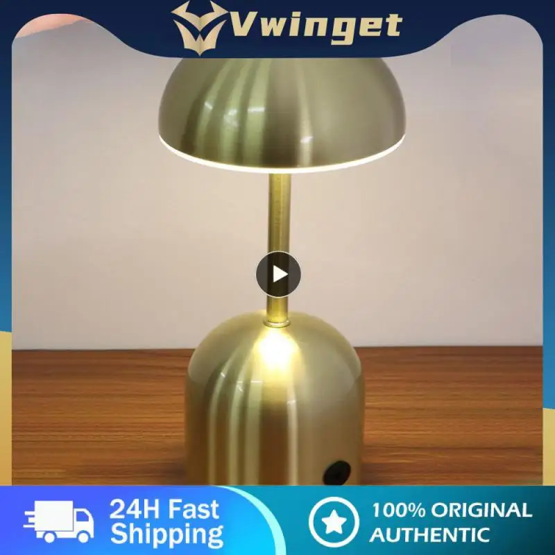 

5/8/10PCS Desk Lamp Cordless Warm White Light Decorative Lamp Simple Usb Table Lamp Bedroom Decoration Night Lamp New