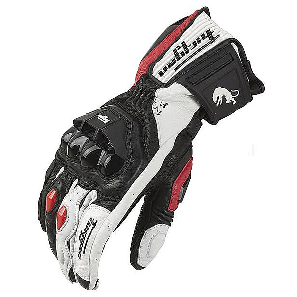 Мотоциклетные Перчатки из натуральной кожи для езды на дороге