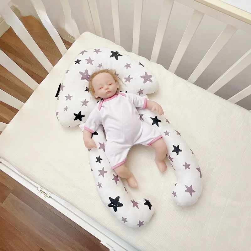 

Baby Soothing Stereotyped Head Anti-biased Cotton Baby To Soothe Sleep Nursing Breastfeeding Infant Pillow for Newborn