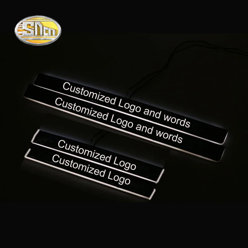 

LED Car Scuff Plate Trim Pedal Door Sill Pathway Moving Welcome Light For Mazda 3 2015 2016 2017 2018 Waterproof