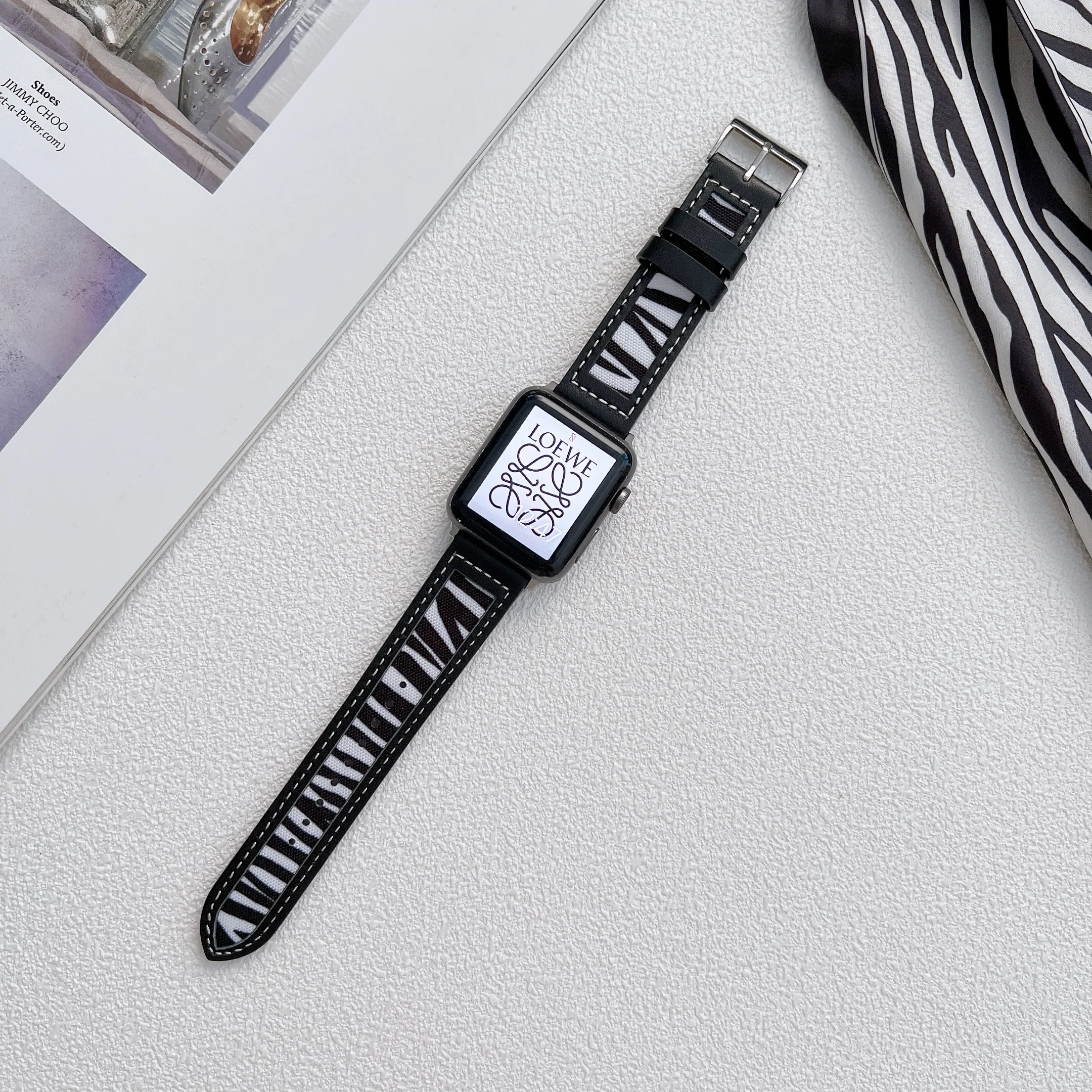 

For correa Apple Watch Band Series 7 6 5 4 3 SE Leather Strap Wristband bracelet apple watch 41mm 45mm 38mm 40mm 42mm 44mm belt