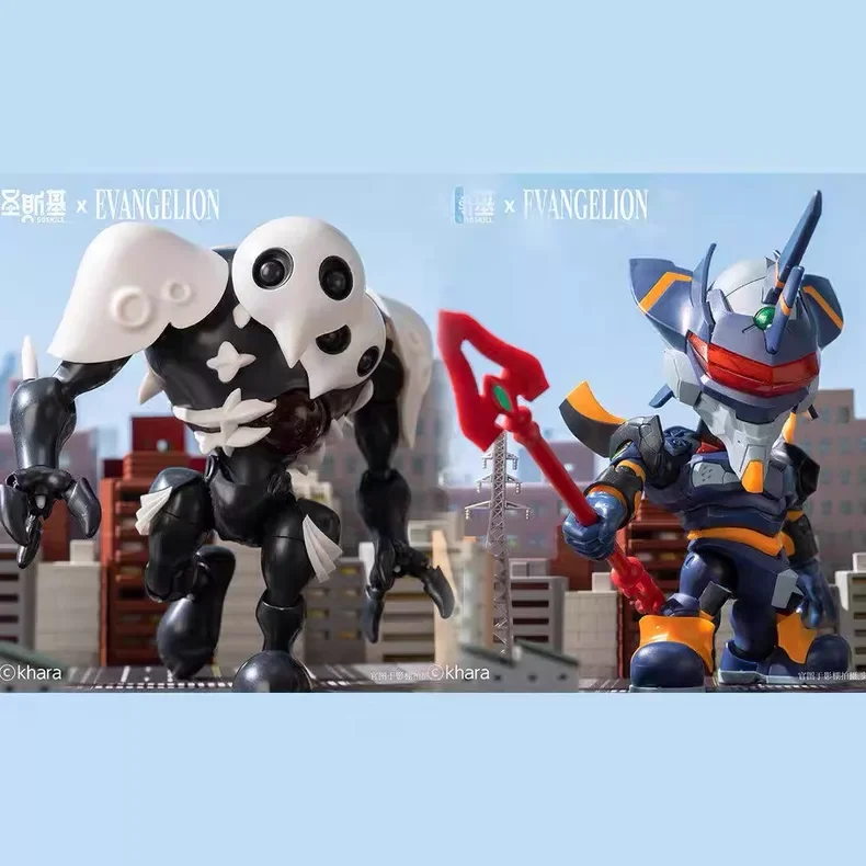 Фото В наличии: Оригинальные сборные фигурки YOLOPARK SOSKILL NEON GENESIS EVANGELION Q-версии BUILD BOX SOSKILL Movability Mooel Toys №5