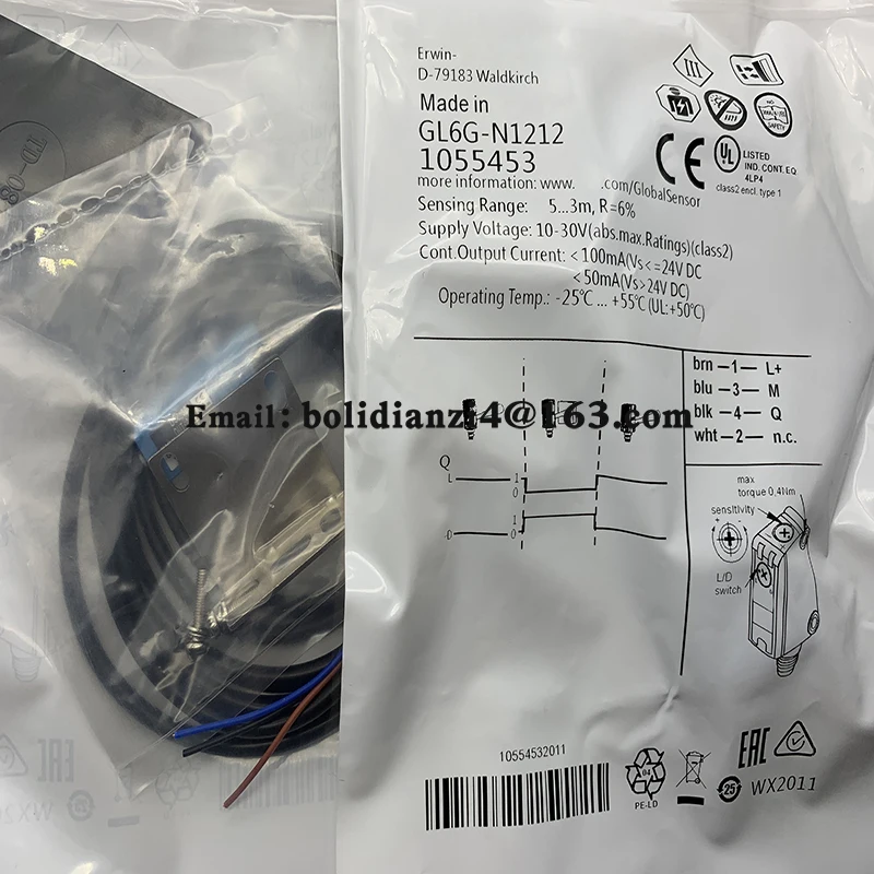 Новый датчик для фотоэлектрического переключателя GL6G-P4212 GL6G-N1211 GL6G-N1212 GL6G-N4211 GL6G-P4211