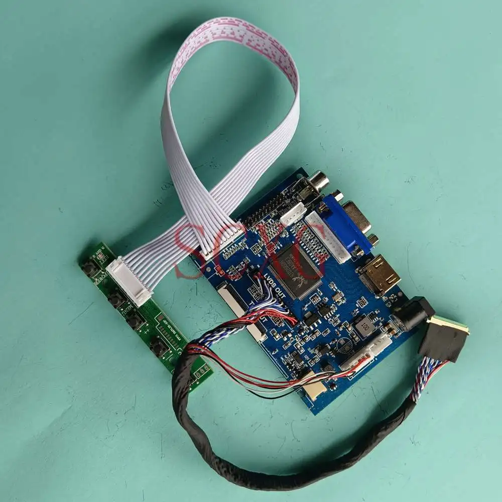 

Плата драйвера контроллера ЖК-экрана для Φ 2AV + VGA + HDMI-совместимый LVDS 40-контактный Комплект «сделай сам» для 15,6-дюймового ноутбука 1920*1080