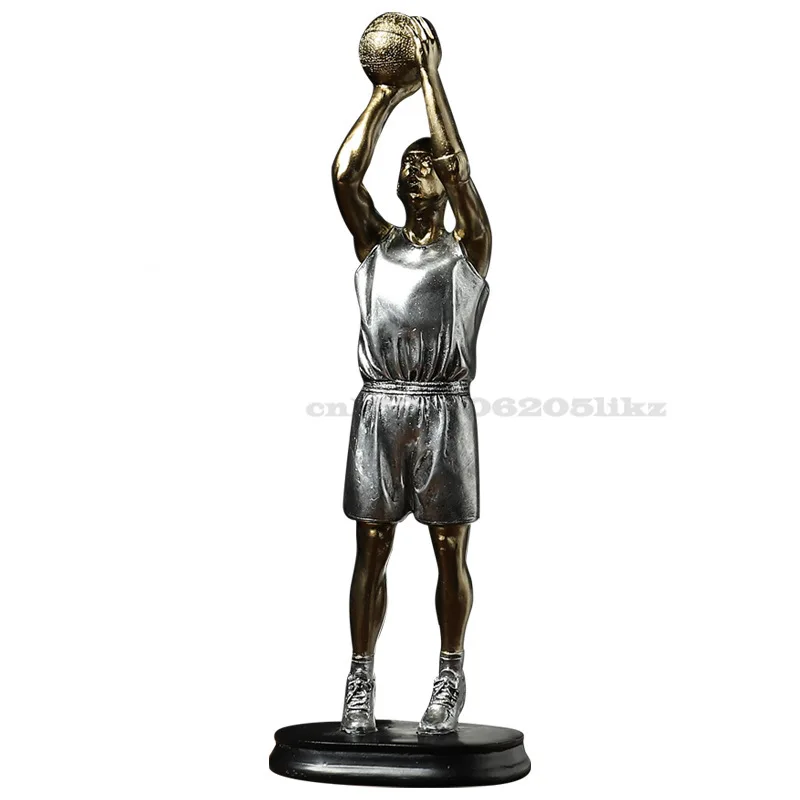 

Креативная баскетбольная спортивная фигурка, скульптура, украшение для дома, гостиной, праздничные подарки