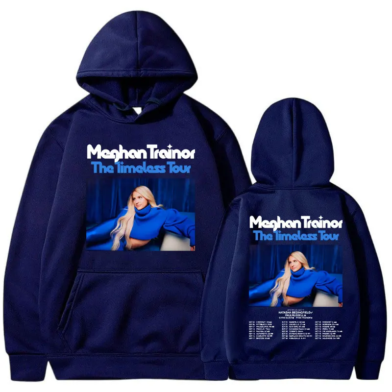 Мужская Флисовая Толстовка с капюшоном Meghan Trainor The вневременный тур модель 2024