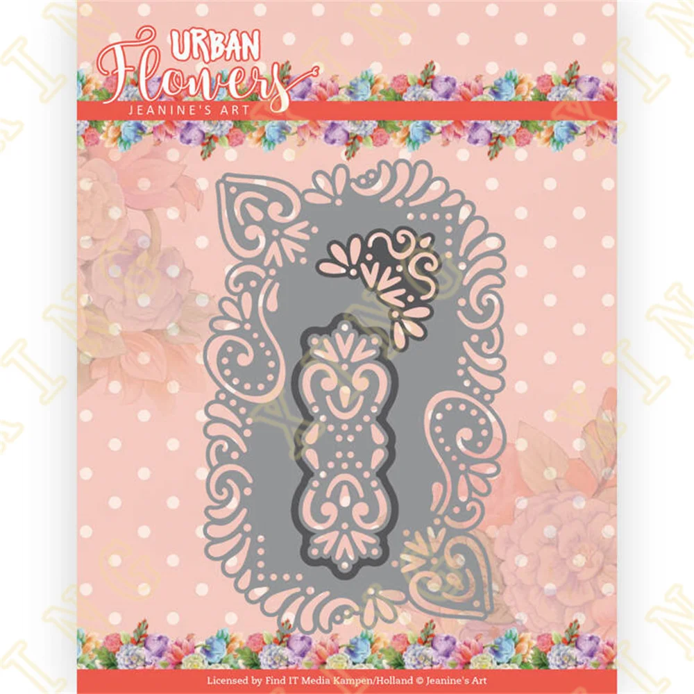 

Urban Rectangle Arrival New Metal Cutting Dies Scrapbook Diary Decoration Stencil Embossing Template Diy Greeting Card Handmade