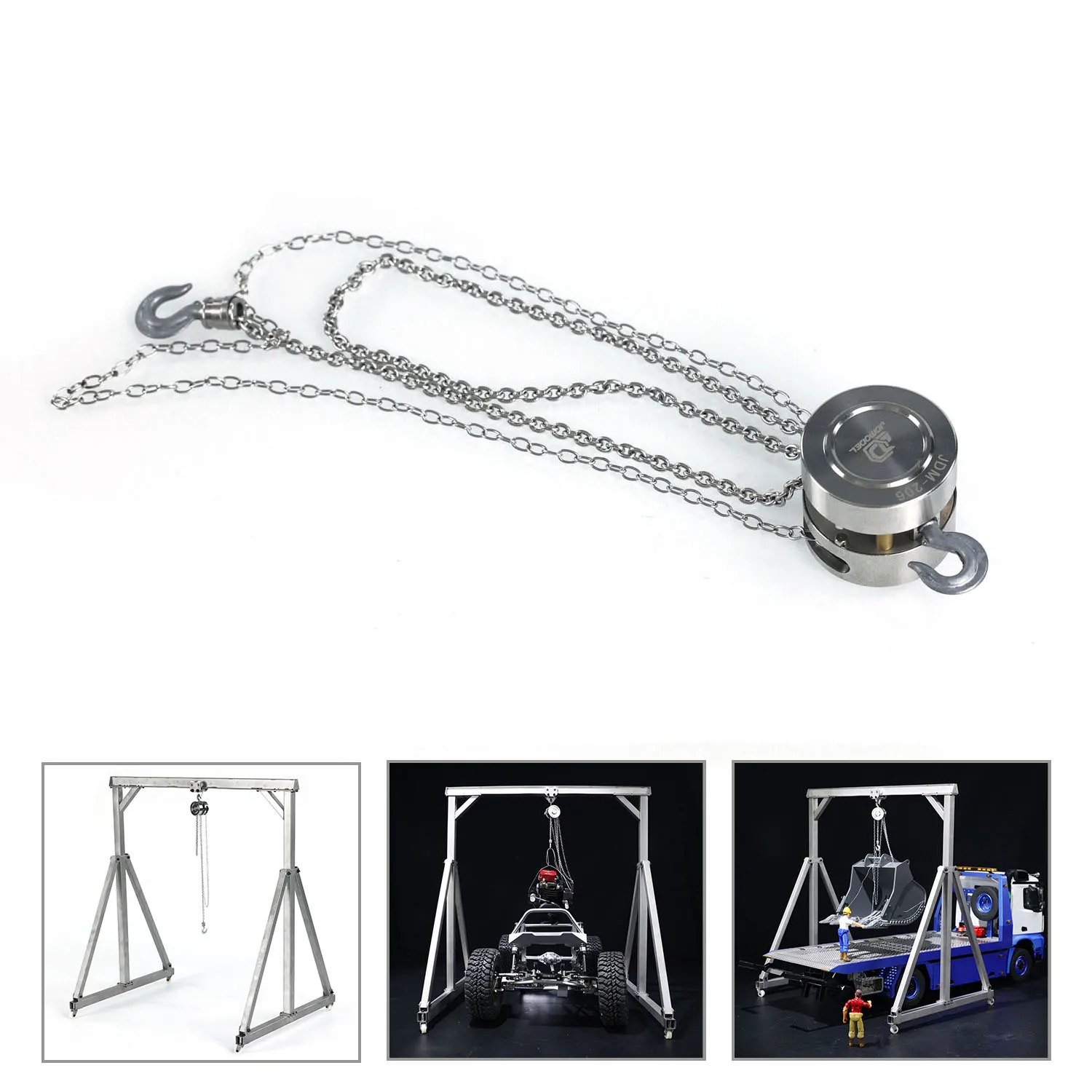 Подъемный Блок с металлической цепью JDM снасть тяжелая нагрузка для