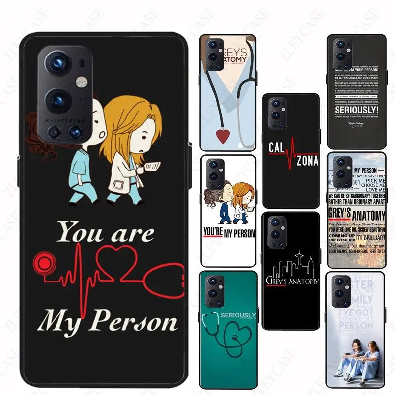 For OnePlus Nord N10 N100 CE 5G Funda You're My Person Greys Anatomy Case for One Plus 6 5T 6T 7T 8T 8PRO 9PRO Phone Cover Coque