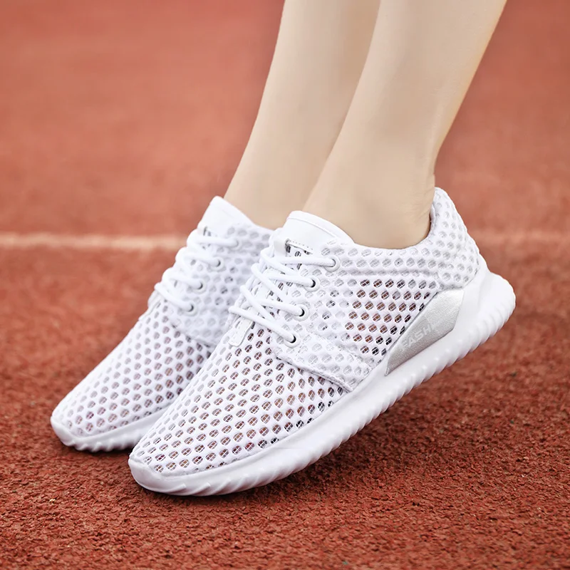 

Women Casual Shoes Fashion Breathable Walking Shoes Mesh Flat Shoes Woman White Sneakers Women 2022 Tenis Feminino Female Shoes