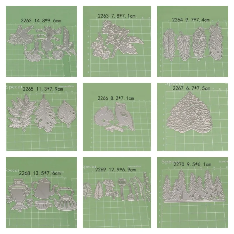 

Leaf and Owl Metal Cutting Dies Stencil for DIY Scrapbooking Diary Card Making Handicraft Mold Decorative Embossing Craft
