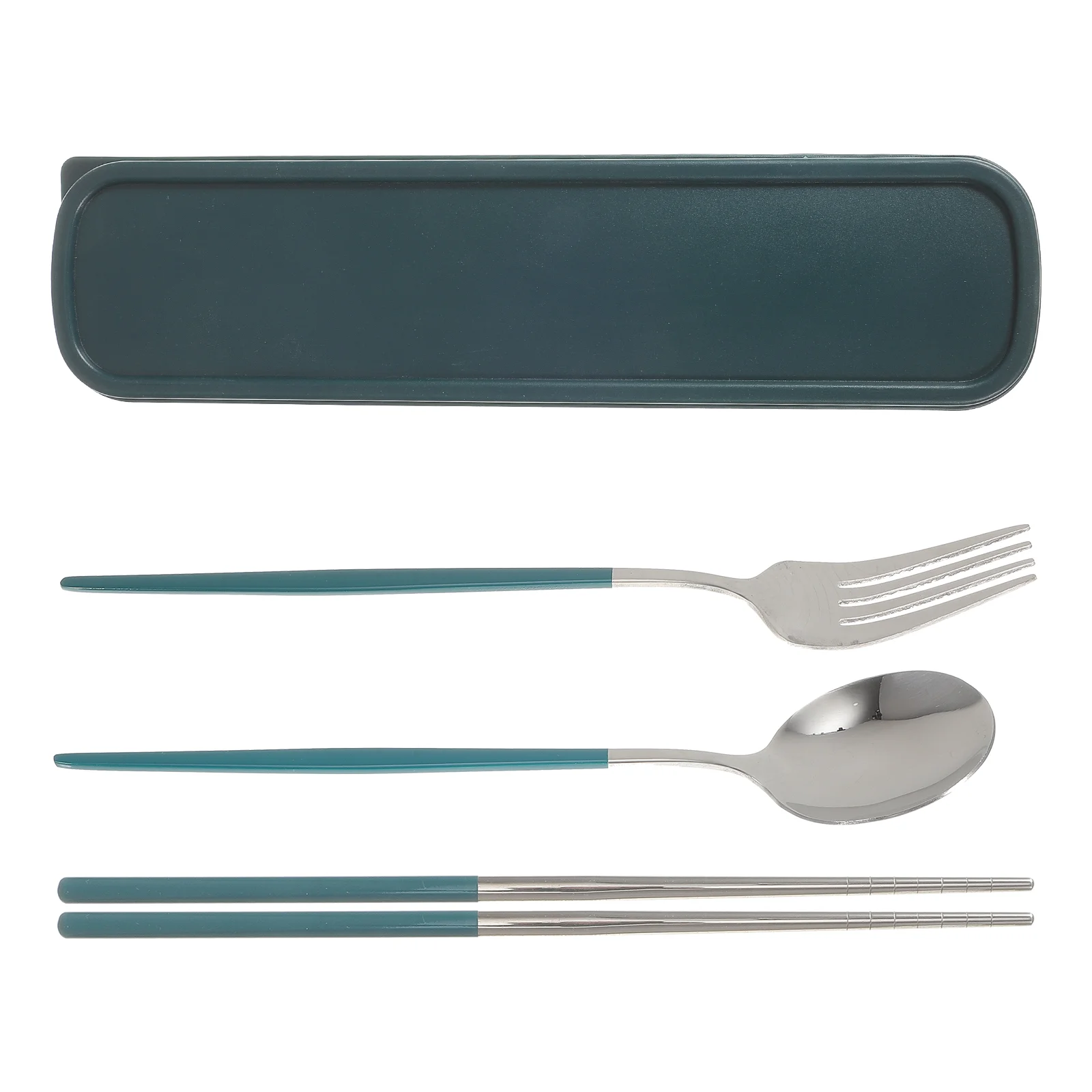 

Cutlery Travel Portable Set Silverware Camping Utensils Outdoor Kit Dinnerware School Utensil Chopsticks Eating Spoon Use Fork