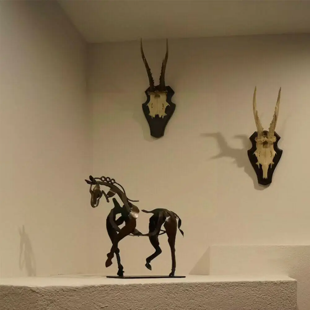 

Скульптура 3d лошадь, украшение, светящиеся несветящиеся кованые металлические украшения, поделки, украшение для дома, подарок на детский ст...