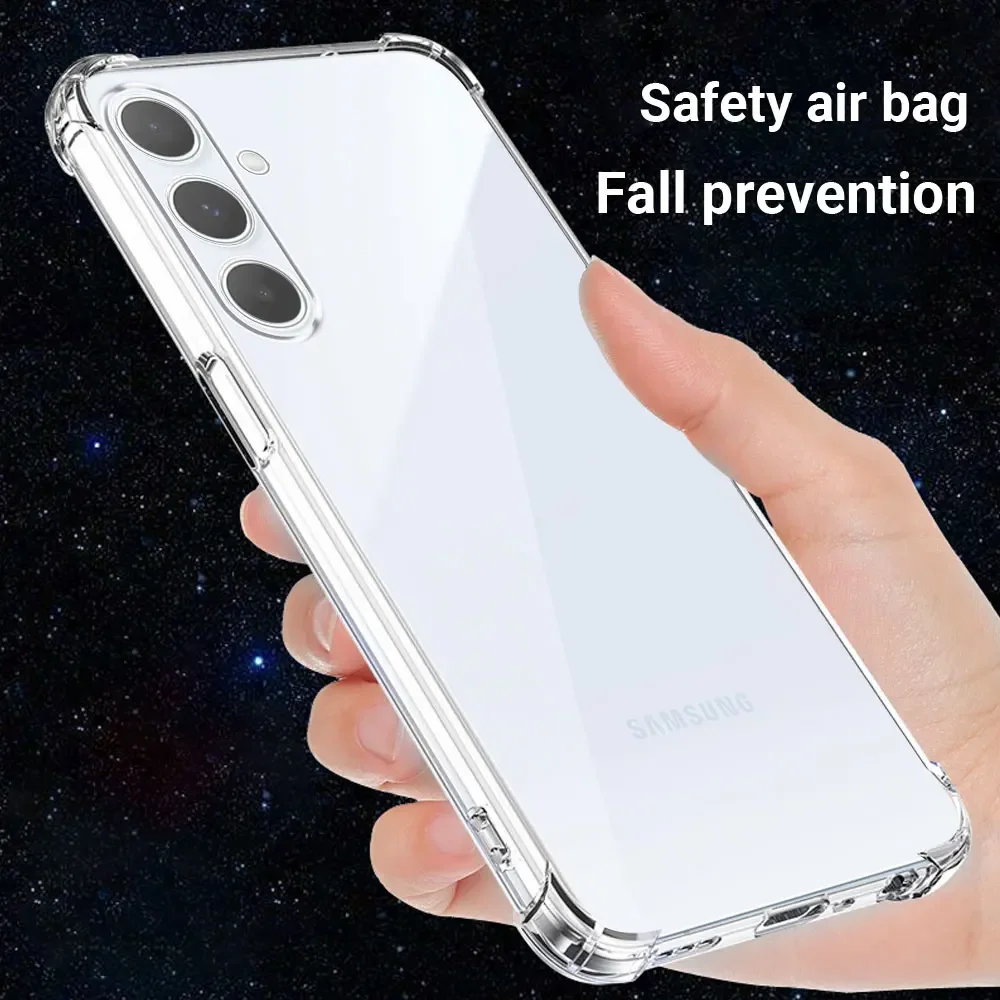 Противоударный чехол из ТПУ с подушкой безопасности для Samsung M15 5G M156B телефона Galaxy