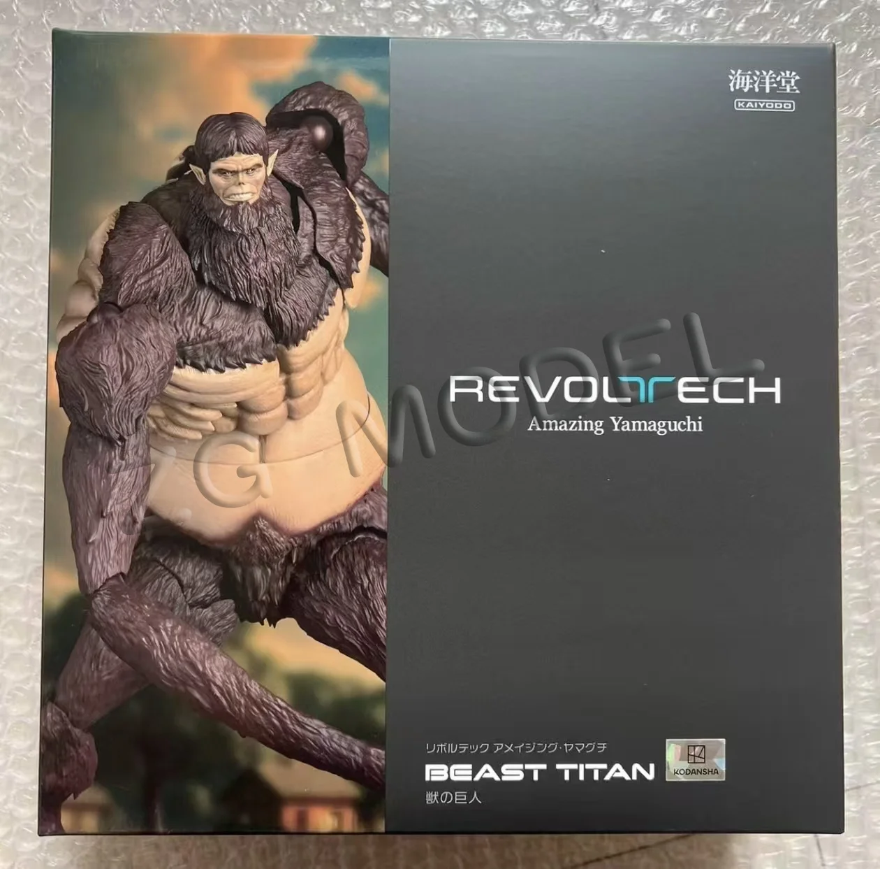 Фото Kaiyodo Revoltech Amazing Yamaguchi Beast Titan Eren Jaw Armored Female №2