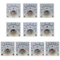 91c4 dc voltmeter analog panel voltage meter mechanical pointer type volt tester electrician tools 31015203050100150250v