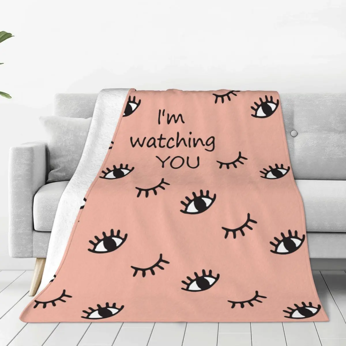 

Eyelash Blankets Coral Fleece Plush Winter Beautiful Eyes Multi-function Ultra-Soft Throw Blankets for Sofa Travel Bedspreads