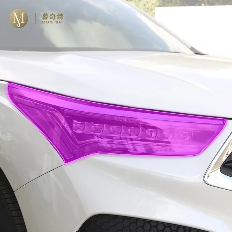 

For Acura RDX 2019-2024 Car exterior Headlamps PPF Paint protection Film Anti scratch Scratch repair TPU film transparent refit