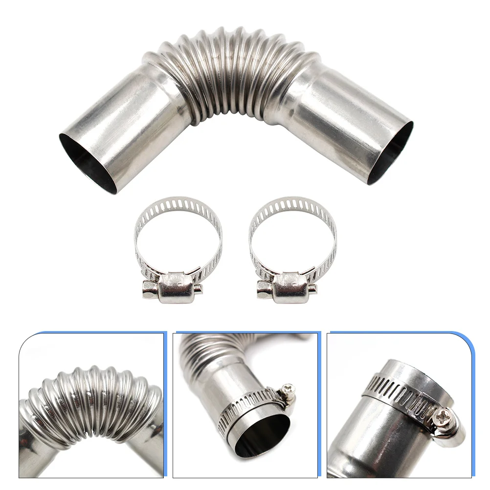 

Stainless Steel Exhaust Pipes Diesel Heater Tail Parking Air Car Automotive Connectors Flexible Hose