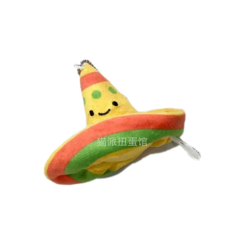 Фото Мягкая кукла-подвеска Gashapon Smile Mexico в шляпке-скелете, брелок-кукла Gashapon №2