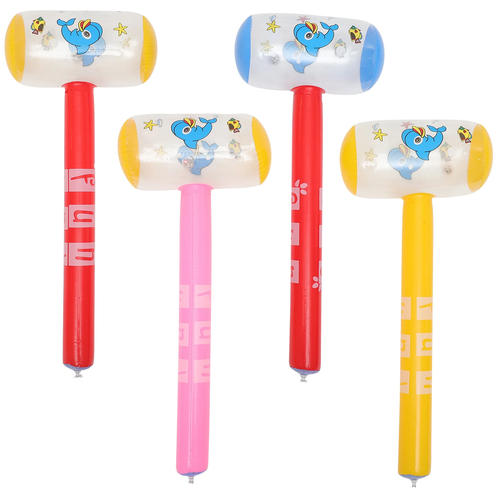 

Hammer Inflatable Toy Pounding Partytoys Kids Bench Light Birthday Games Plaything Handle Squeaking Cartoon First Gavel Big A