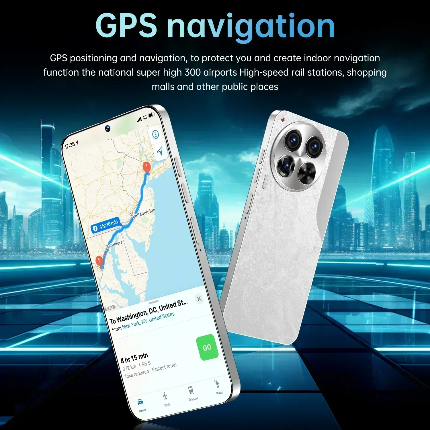 Новый мобильный телефон C30 Pro 7.3HD глобальная версия 4G 5G оригинальный смартфон 48 + 108
